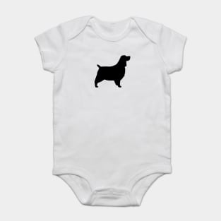 English Springer Spaniel Silhouette Baby Bodysuit